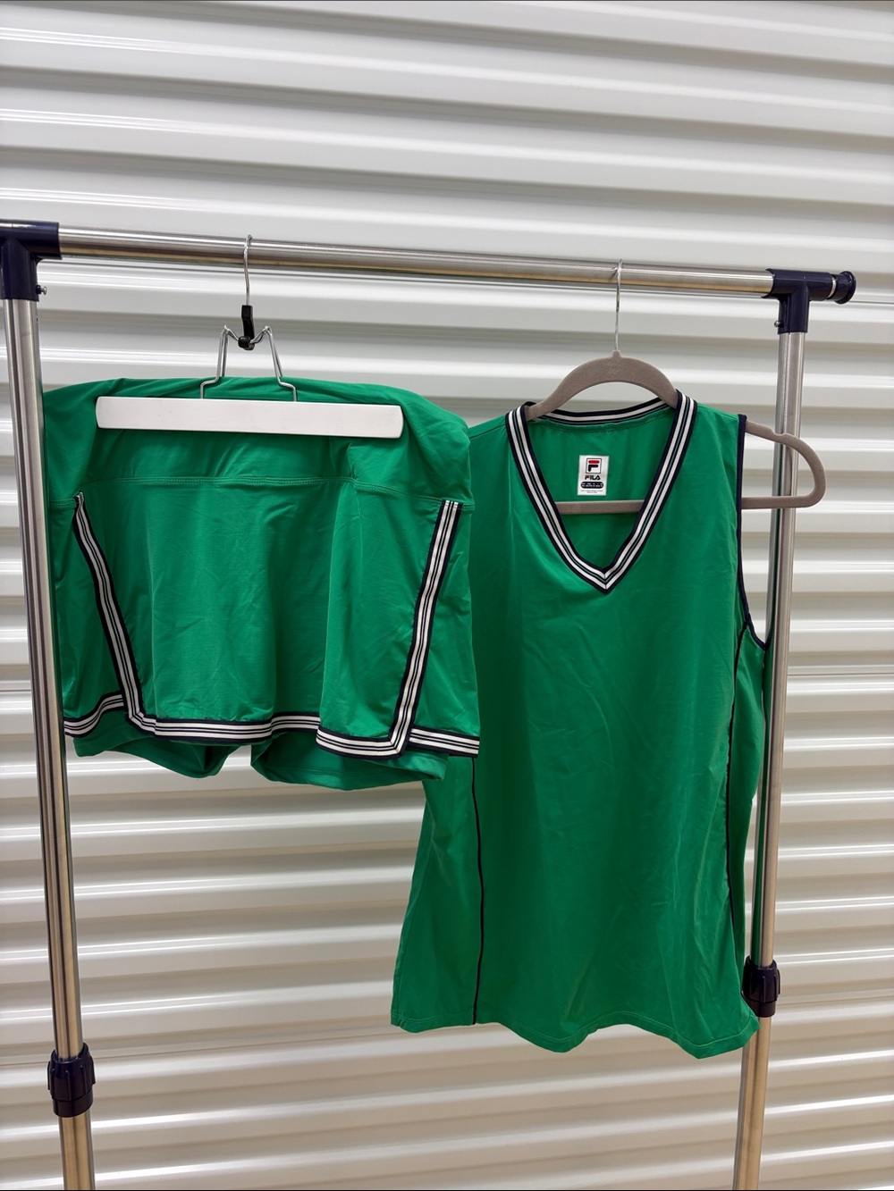 Fila Heritage V-Neck Athletic Tank with Matching Skirt